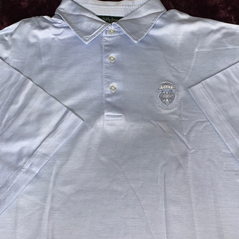 XL Bobby Jones Sky Blue Polo Shirt - Picture 2 of 10